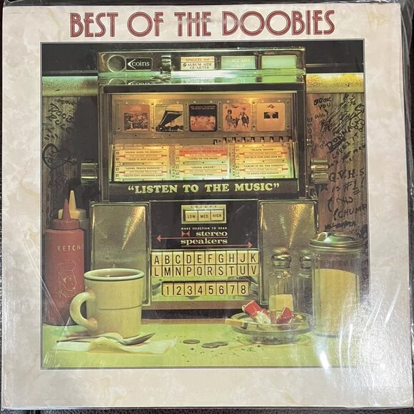 Doobie Brothers-Best Of The Doobies 1976 WB BSK-3112 Vinyl Record - Picture 1 of 4